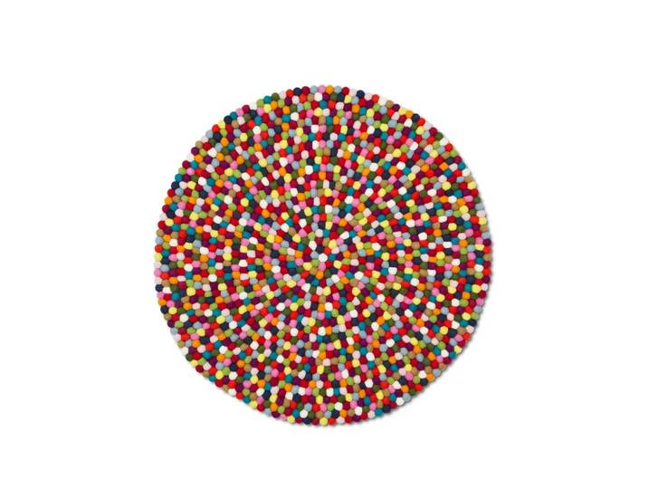 HAY Pinocchio Teppich rund Multi, 90cm