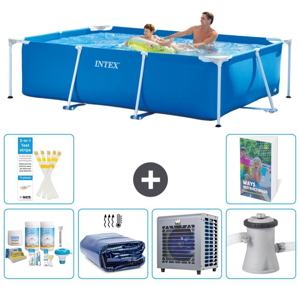 Rechteckiger Frame Pool - 260x160x65 cm - 5-teilig S128