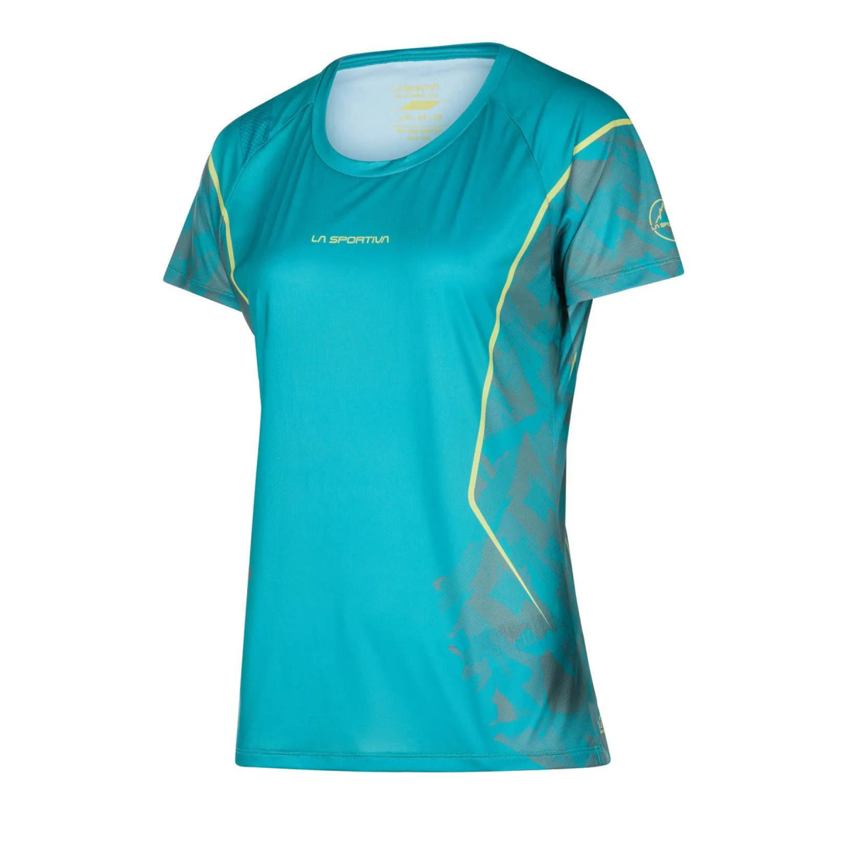 T-shirt de Manga Curta La Sportiva Pacer Azul Feminina, Tamanho S Mulher