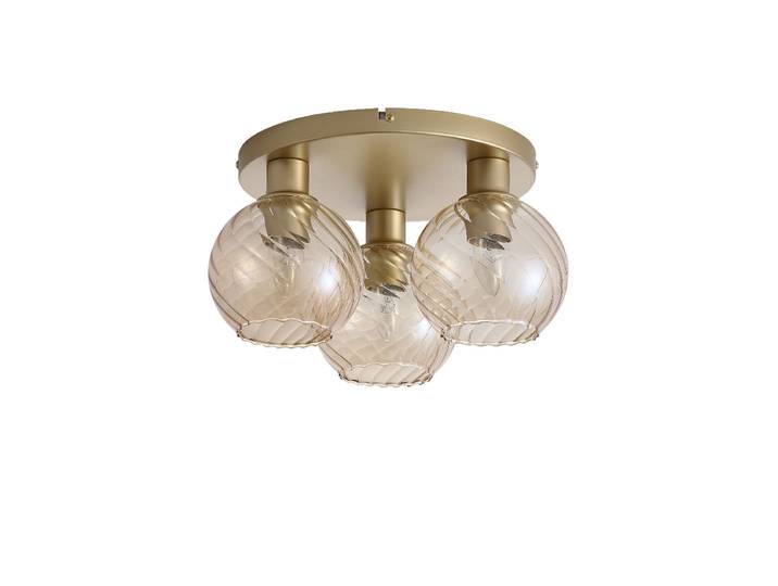 Design Deckenlampe Radiance Gold, Champagne Searchlight