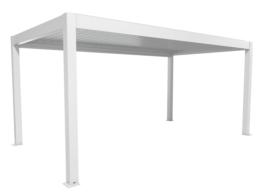 BIOHORTGARTE Pergola Gr. 5,5 x 3 weiss 16983485