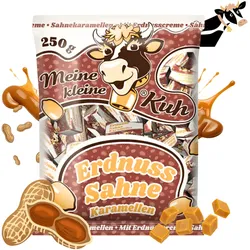 MEINE KLEINE KUH Erdnuss Sahnekaramellen 250g Sahne Bonbon