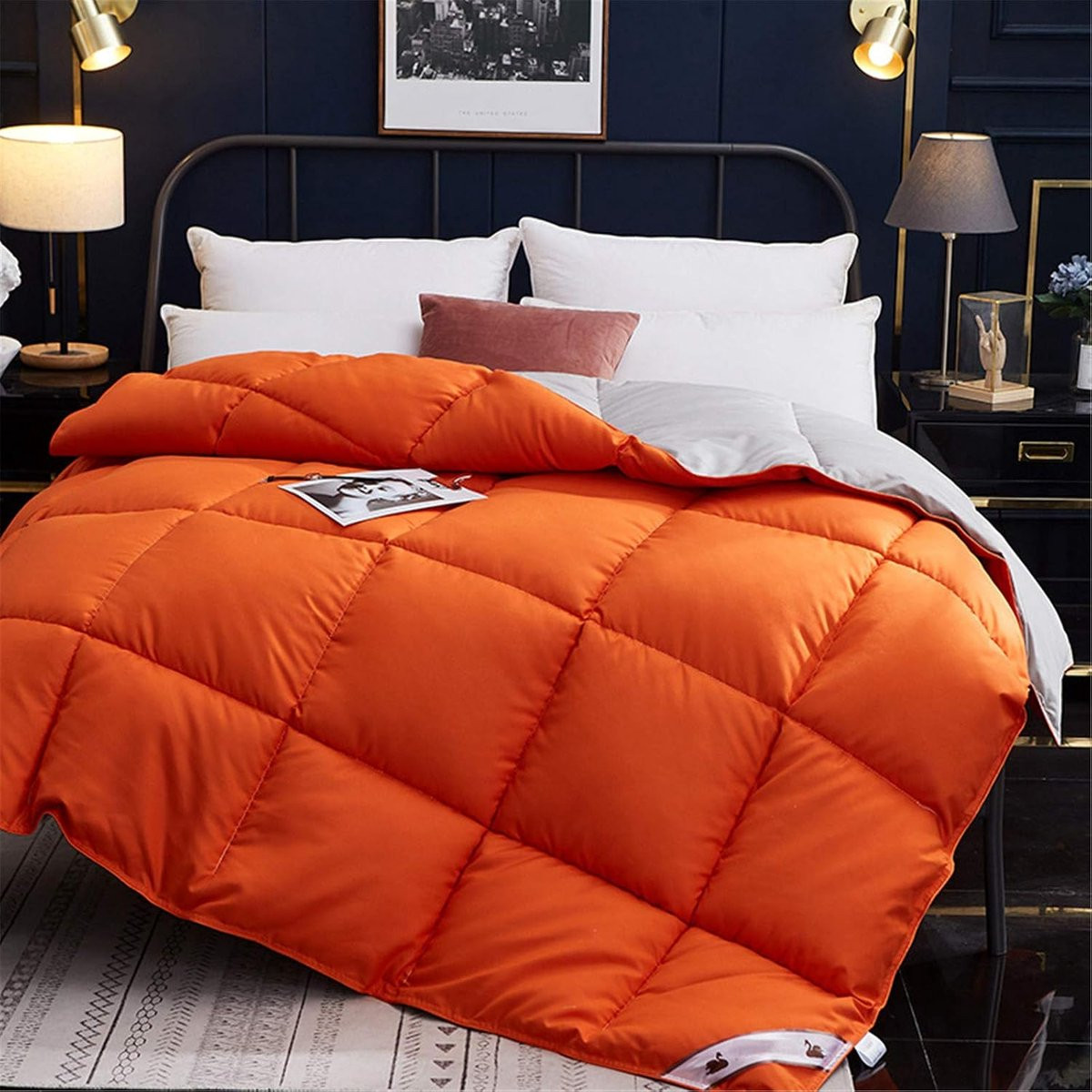 Hollowfibre Anti-allergie Dekbed Oranje 150 x 200 cm