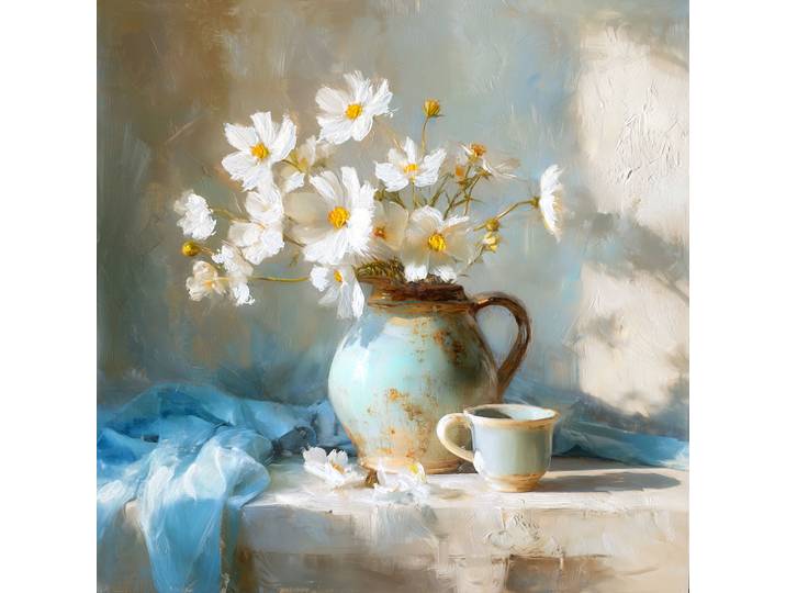 Handpainting 50x50 Flowers
