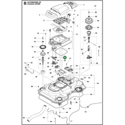 Original Husqvarna Zahnrad Stopptaste für Automower 320 und 330X