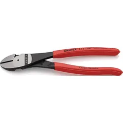 Knipex Kraftseitenschneider L.200mm Form 2 Ku.-Überzug