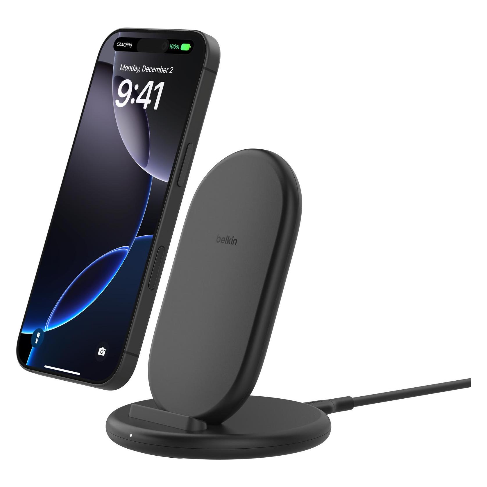 Belkin BoostCharge 15W Ladestand kabellos, ohne Netzt. WIB006hqBK (9 W) (WIB006HQBK)