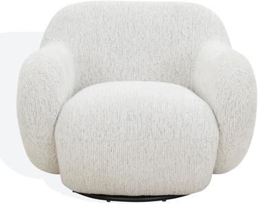 "SAFAVIEH Couture Kaylana Wood Accent Chair, Light Grey, Modern - 35"" W x 35"" D x 27"" H"