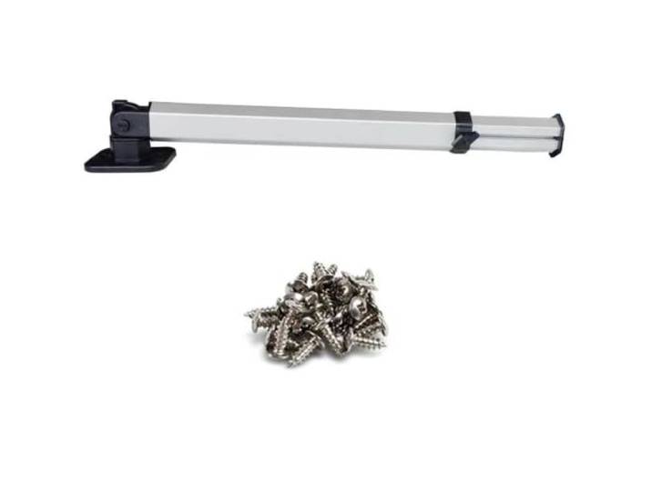 PSNKLMM Abnehmbares Tischbein Aus Aluminiumlegierung Verstellbare Teleskop-Tischbeinstütze, Basis, Camper, Wohnwagen, Wohnmobil, Modifikationszubehör(1Pc Silver Leg)