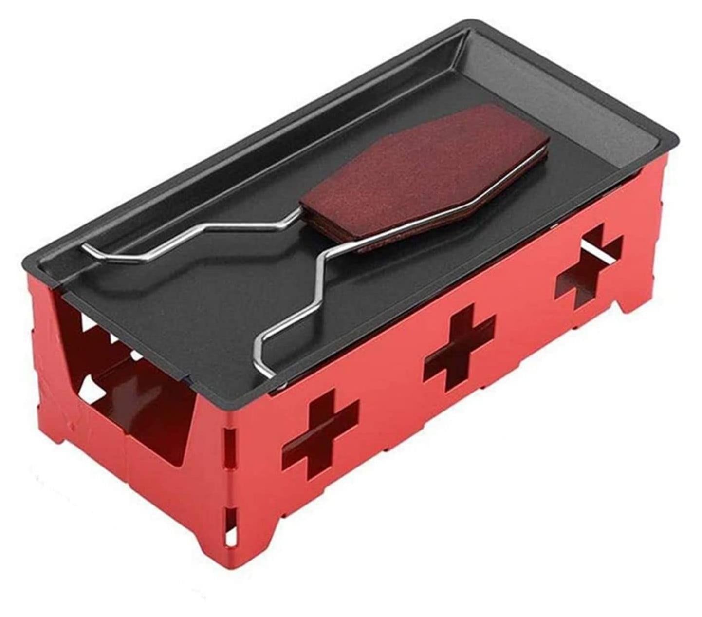 Mini Raclette Set met Houten Handvat