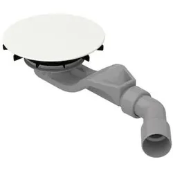 Bette BetteAir Ab-/Überlaufgarnitur B524-004 für Duschfliese, edelweiß