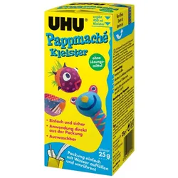 UHU Pappmaché Kleister, lösemittelfrei, Pulverform