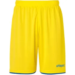 uhlsport Club Fußball Shorts limonengelb/azurblau 164