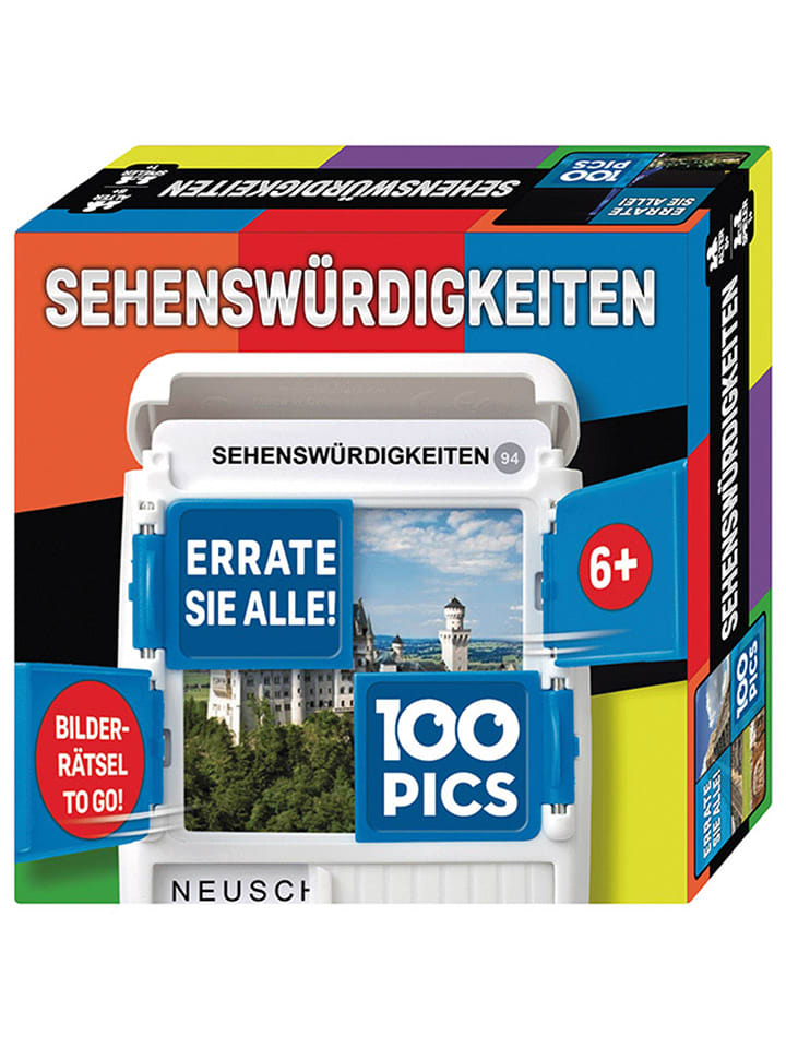 Ratespiel "100 Pics - Sehenswürdigkeiten" - ab 6 Jahren - onesize