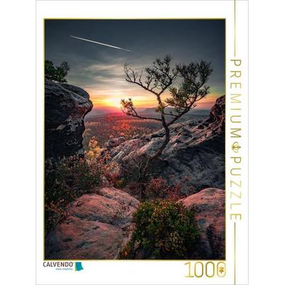 CALVENDO Puzzle Gohrisch-Felsen | 1000 Teile Lege-Größe 64x48cm Foto-Puzzle für glückliche Stunden