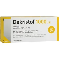 DEKRISTOL 1.000 I.E. Tabletten 200 St