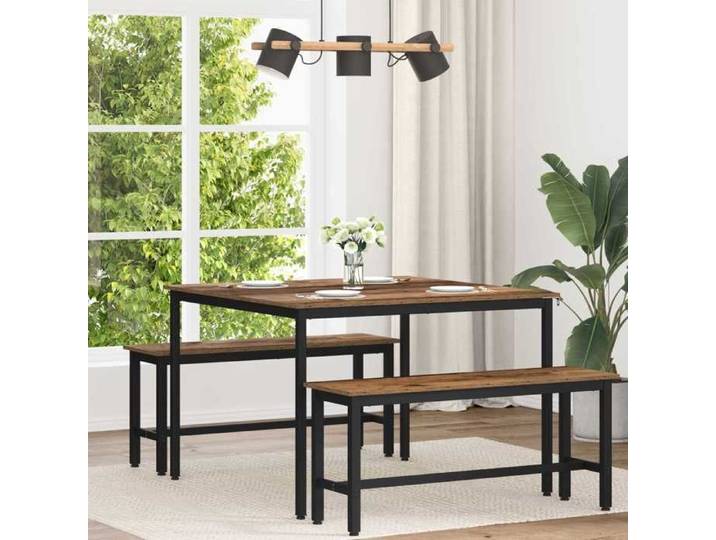 TABLE Marron - Table de salle à manger / Table de repas 110 x 110 x 75 cm(Vidaxl)_4484