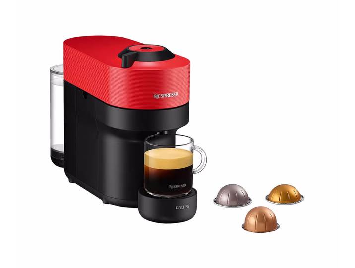 Krups Nespresso Vertuo Pop, Spicy Red Nespresso Maschine – rot