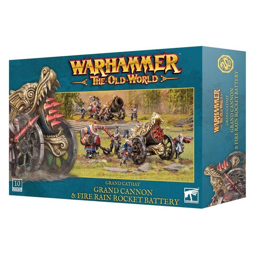 Games Workshop Warhammer ToW - Grand Cathay Grand Canon et Batterie de Fusées Pluie de Feu (Kunststoff) (99122720005)