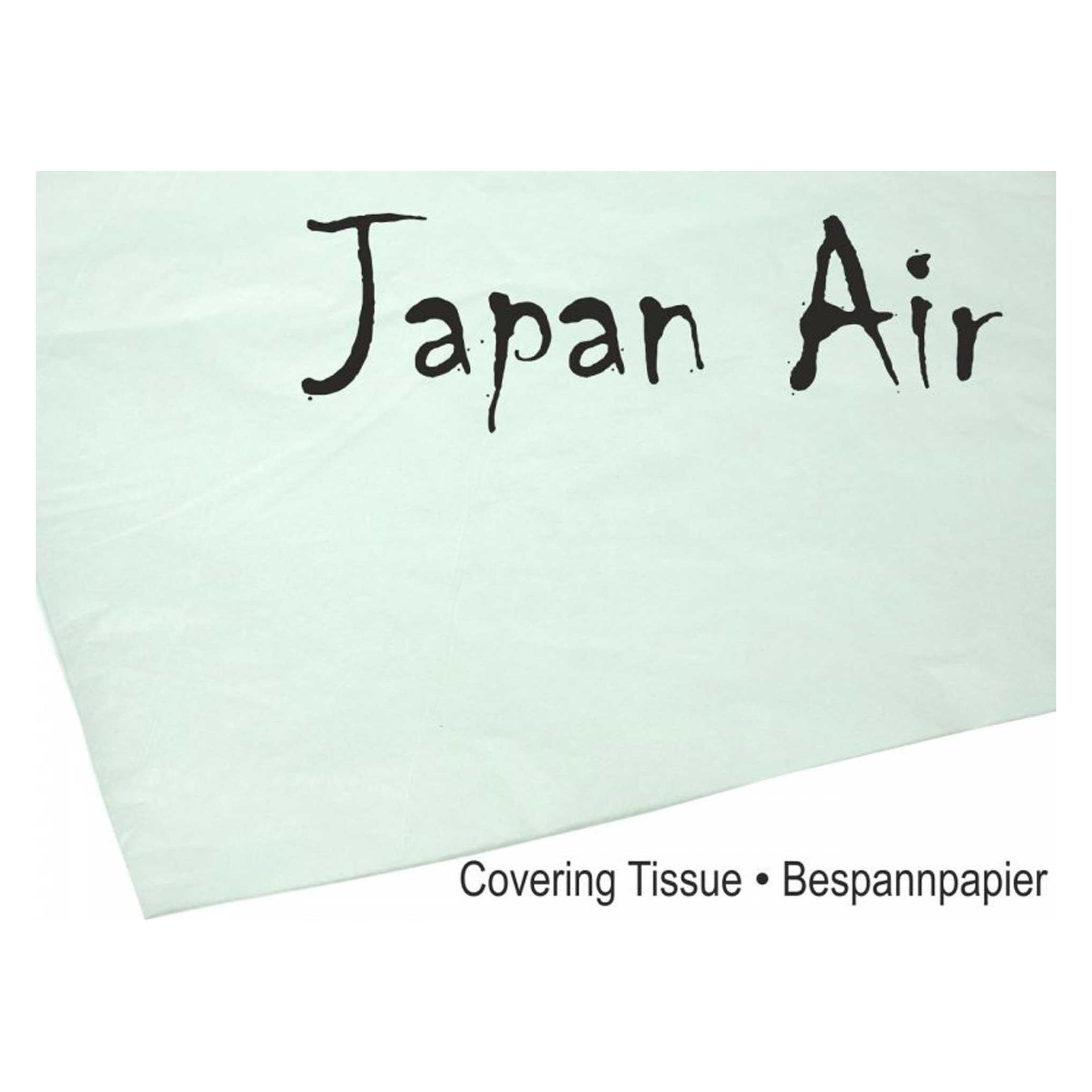 Modellbau Lindinger japan air bespannpapier 16g weiss 500 x 750 mm 10stk. gerollt (C9373)