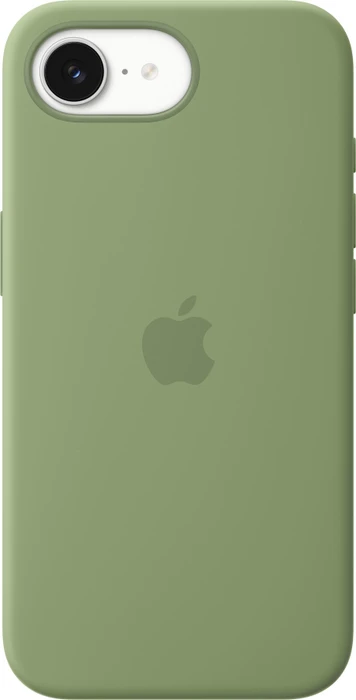 Apple Silikonhülle mit MagSafe für iPhone 17e helles Moos