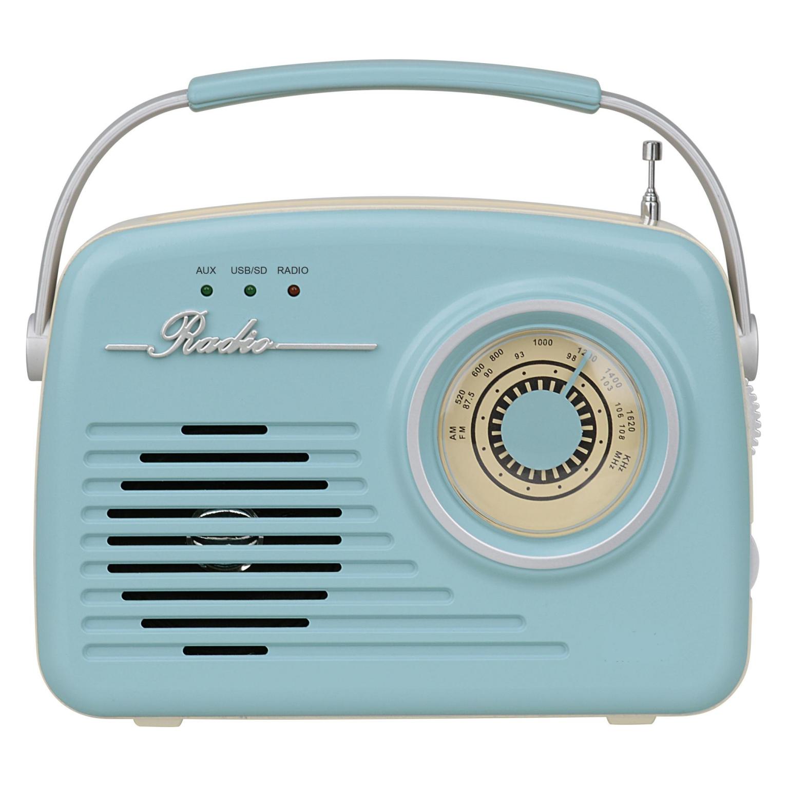 INNE Setty Bluetooth Lautsprecher mit Radio Retro P350 blau (53698707)