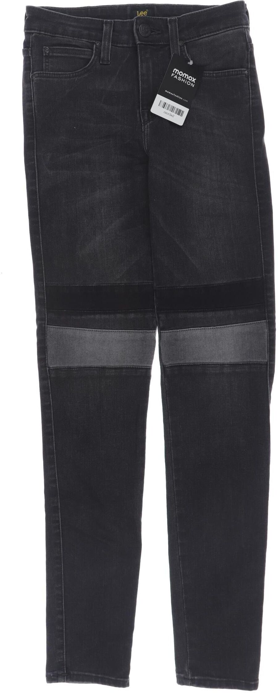 Lee Damen Jeans, Grau, Gr. W25, Baumwolle / Viskose / Synthetik / Elasthan / Leder - Second Hand