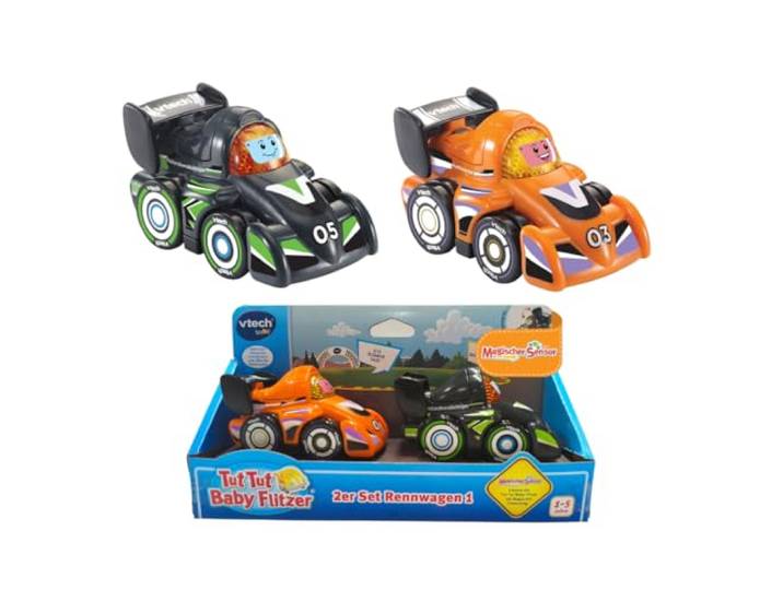 VTech TUT TUT Baby Flitzer 2er Set Rennwagen - Licht & Sound