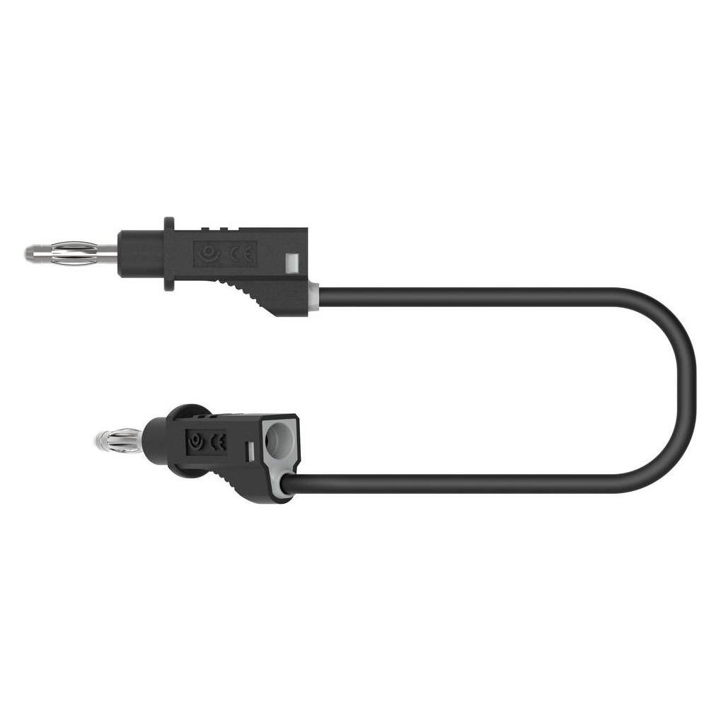 Electro PJP 2110-CD1-25N Messleitung (Bananenstecker - Bananenstecker) 25 cm Sch (2110-CD1-25N)