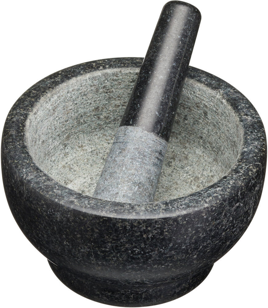 MasterClass Quarry Granite Mortar and Pestle 12cm H X 21cm W X 21cm D