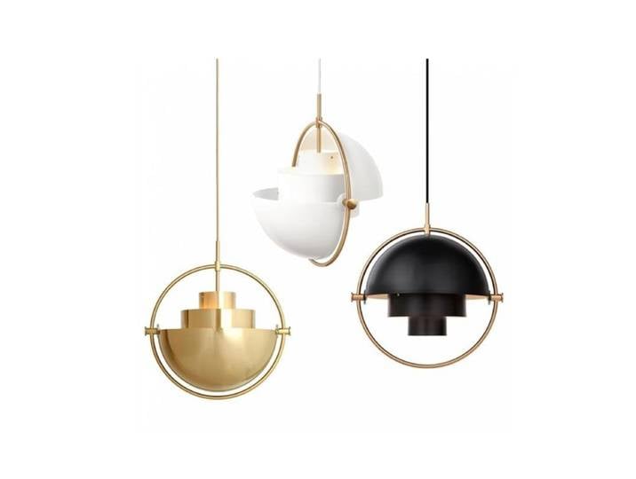 Lampe suspendue LED de designer danois, en fer doré déformable, pour salle à manger, cuisine, décoration intérieure, luminaires