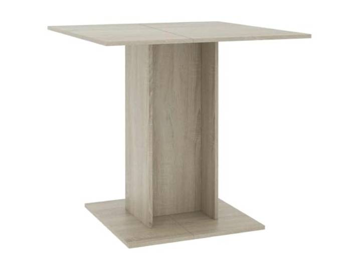 Todiikf Esstisch Quadratisch Sonoma-Eiche 80x80x75 cm Holzwerkstoff Kompakter Küchentisch in Sonoma-Eiche Optik für Esszimmer, quadratischer Sockel bietet hohe Stabilität für Mahlzeiten.
