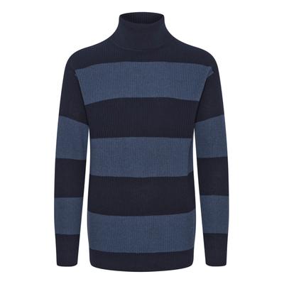 Rollkragenpullover SOLID "Rollkragenpullover SDSerge", Herren, Gr. XL, blau (insignia blau), Obermaterial: 100% Baumwolle CO., Pullover Rollkragenpullover