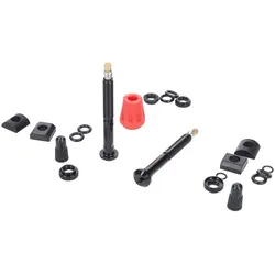 QUARQ Tubeless Ventil Set für Luftdruckprüfer TyreWiz 2.0 Länge C (