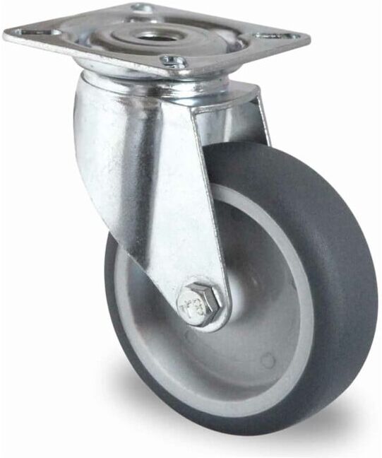 CASCOO Roulette pivotante ø 75 mm Série P2T2 à palier lisse (SAPA2C0075P2T2P0N)