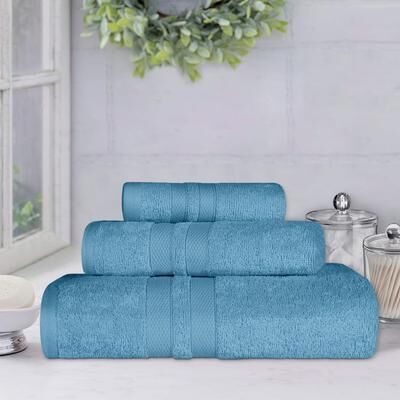 Cotton Quick-Drying 3 Piece Highly Absorbent Towel Set by Superior