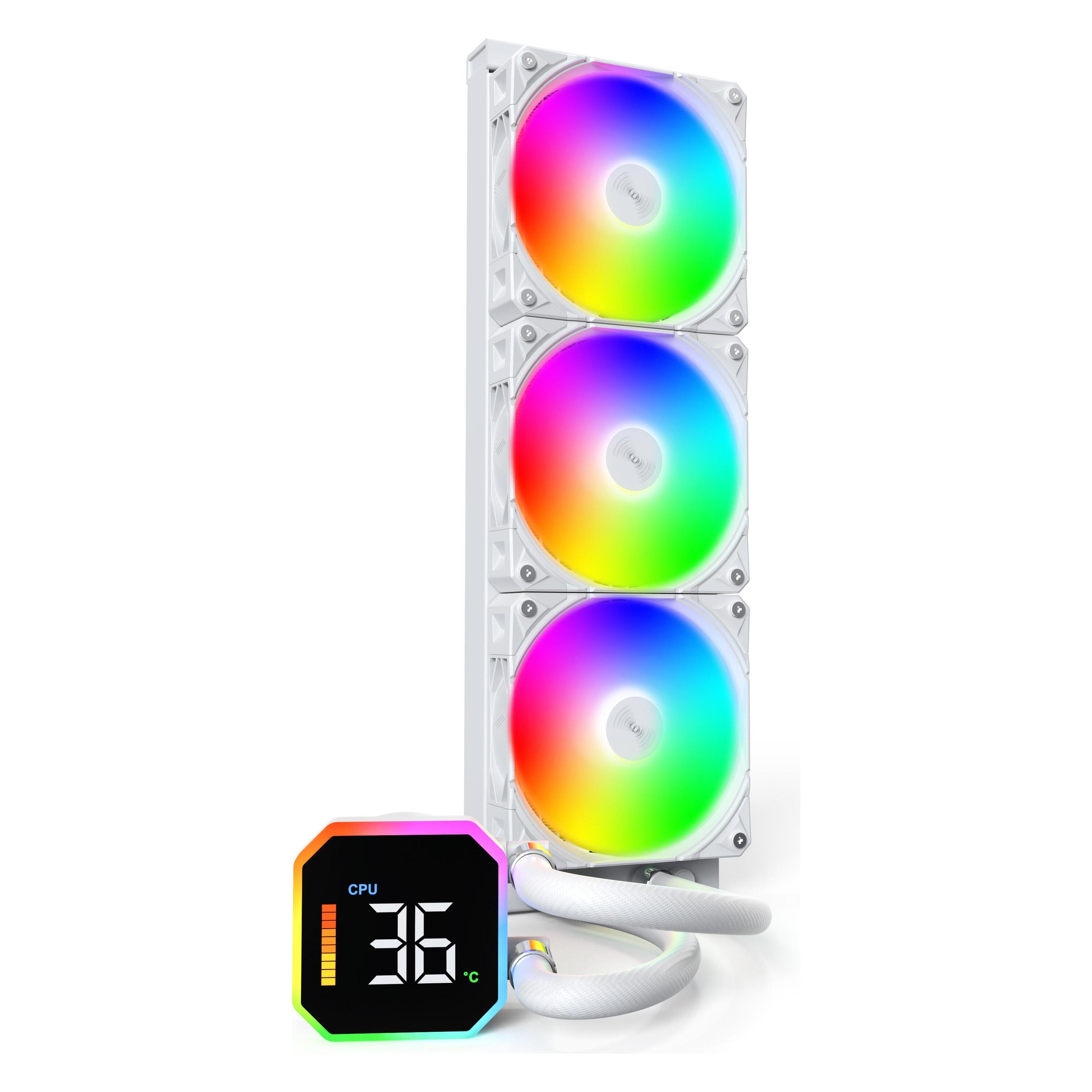 Montech HyperFlow Digital 360 White (HyperFlow Digital 360 (W))