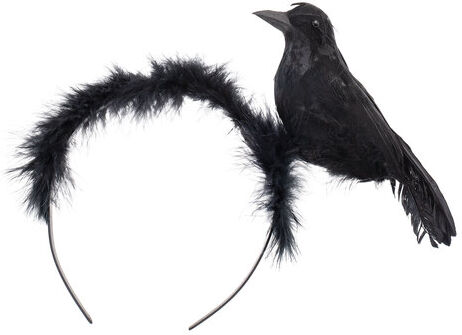 Haarreif "Rabe", schwarz