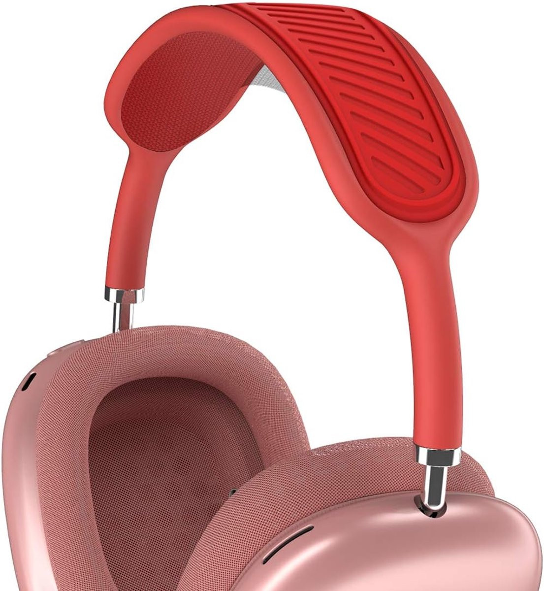Wasbaar siliconen hoofdbandkussen voor Apple AirPods Max, rood