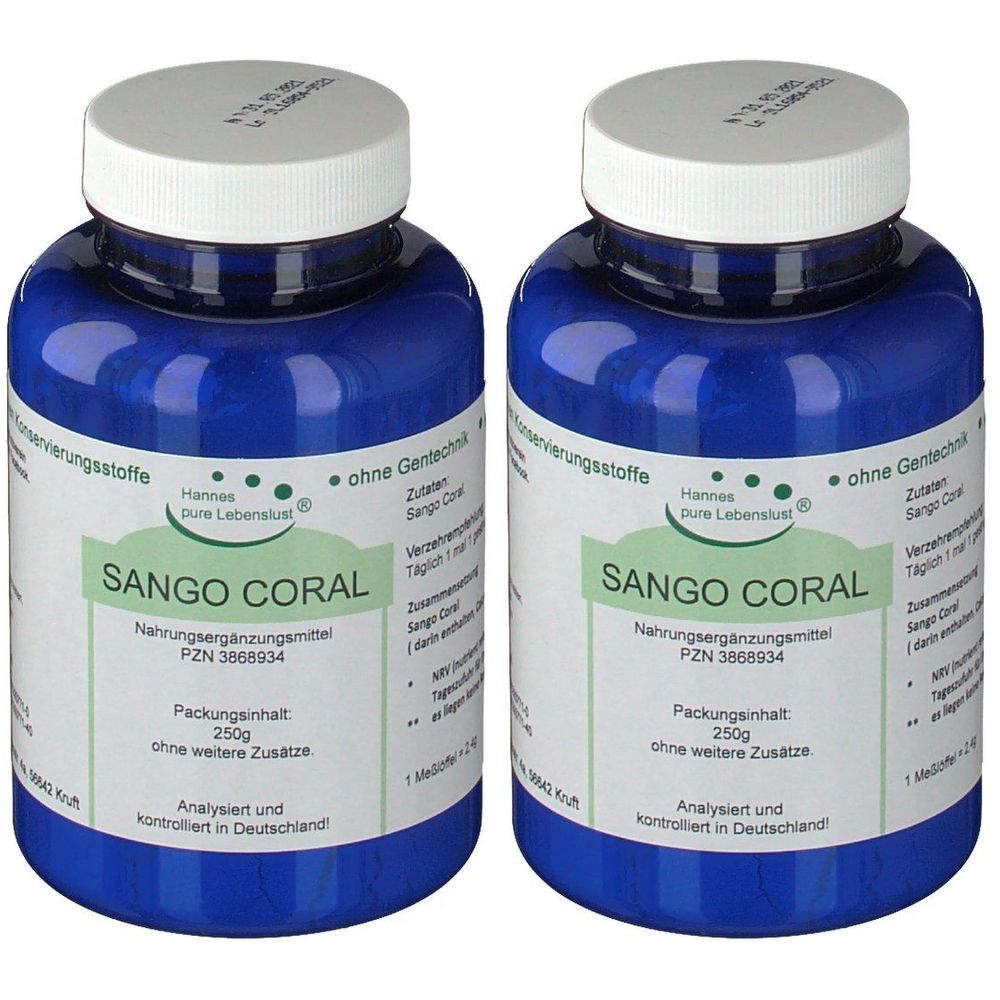 Sango Coral pur Pulver 2x 2x250 g