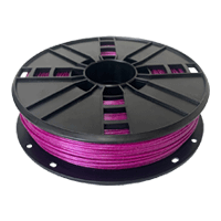 Ampertec 3D-Filament metallic PLA mit Glitzer lila 1.75mm 500g Spule 3DPLA0500MVI1AM