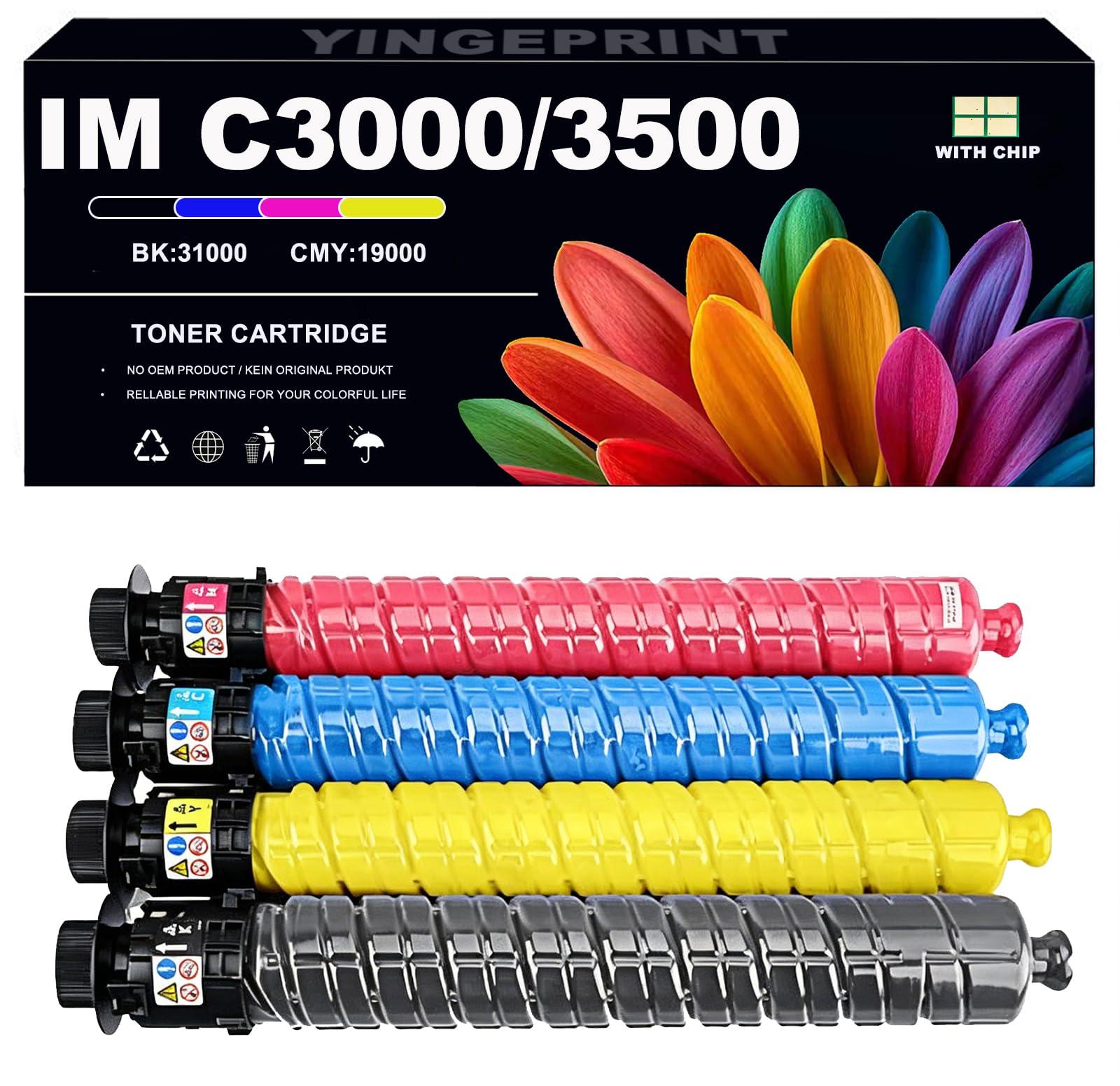 Toner für Ricoh IM C3000/C3500, 4er-Set, hohe Reichweite