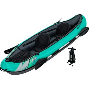 Bestway Schlauchboot Hydro-Force Kajak Ventura Elite X2, 65052, für 2 Personen, mit Luftpumpe und 2 Paddeln