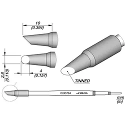 JBC Lötkartusche, C245-784, 2.8 mm, Lötgerät Zubehör