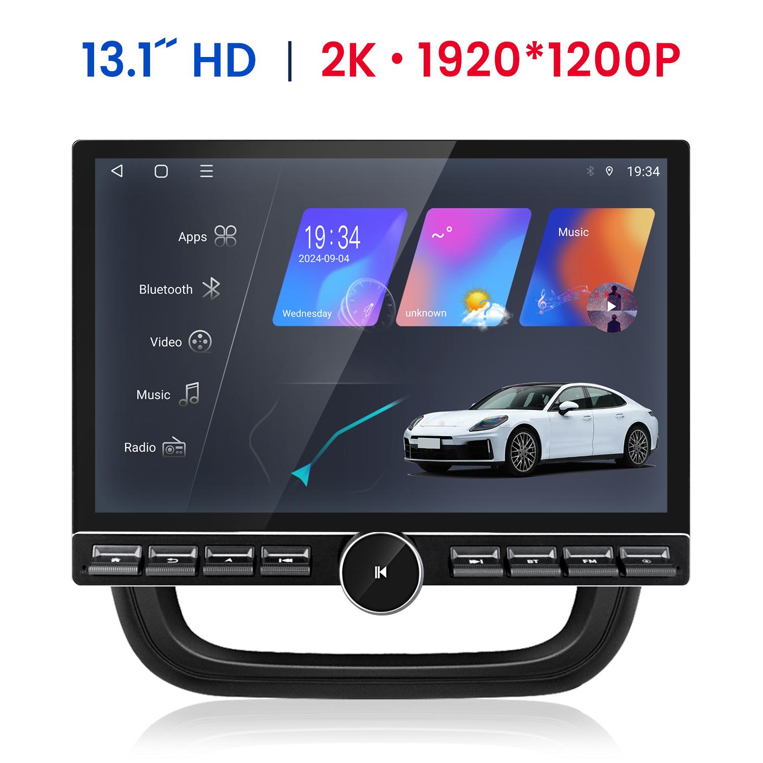 13.1" Android 15 Autoradio Carplay Für Renault Trafic 3 2014-2021 GPS Navi WIFI BT DAB+ SWC USB 6+128G Mit Drehknopf Tastatureingaben