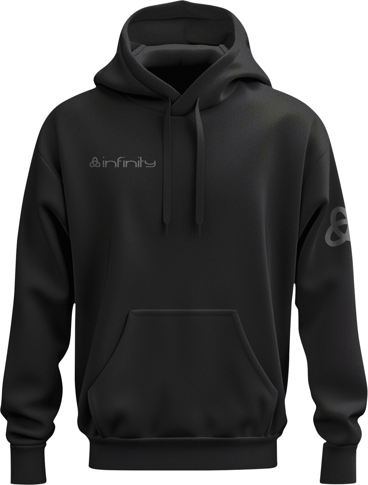 Infinity Hoodie Xl Unisex – Schwarz – Europäische Größe Xl