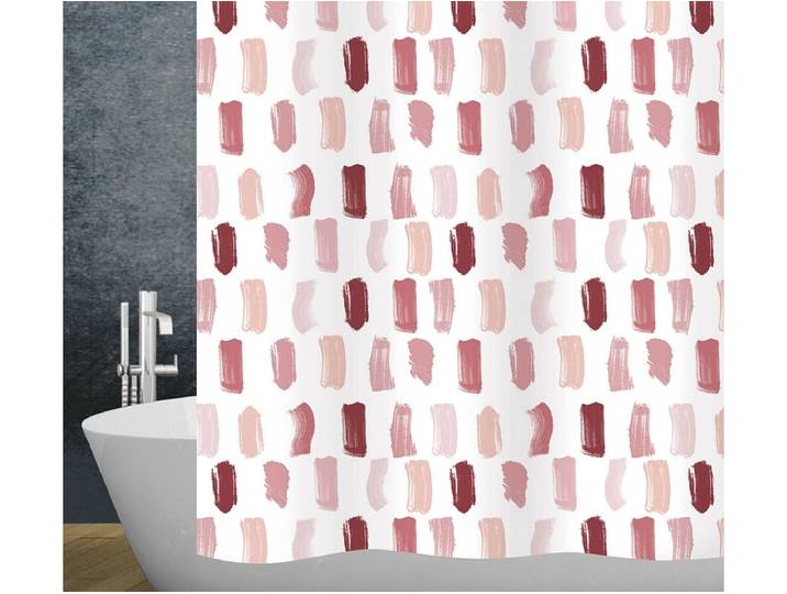 DIAQUA Duschvorhang PAINT weiss