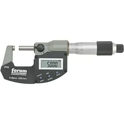 Forum Professional Solutions, Messuhr + Messschraube, Mikrometer 0-25mm digital IP54