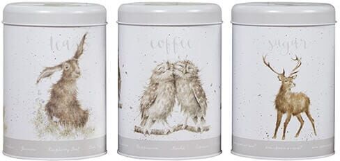 Wrendale Designs Tea, Coffee & Sugar Canisters