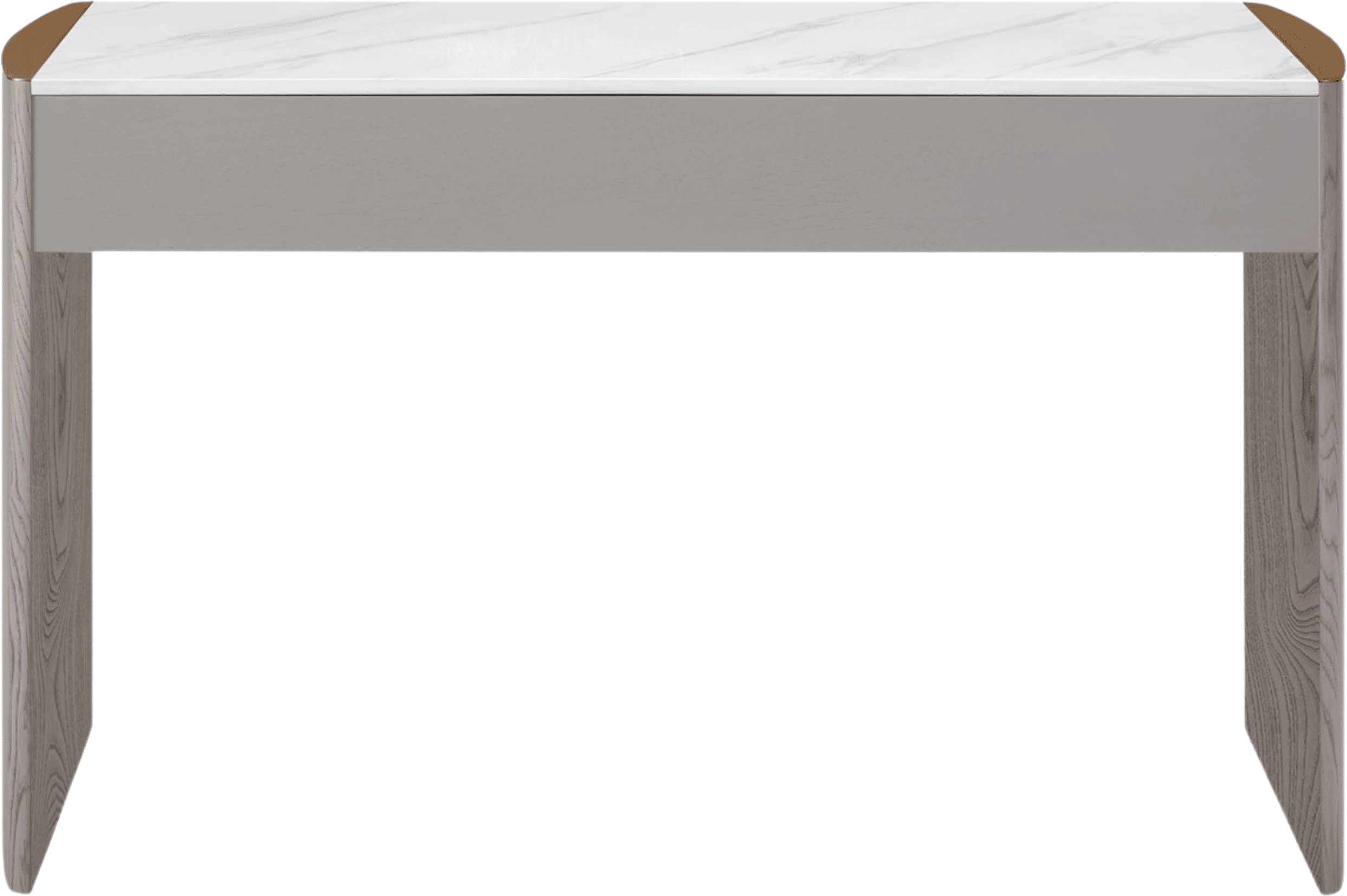 Zendaya 2 Drawer Washed Oak Dressing Table with Stone Top